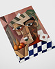 plakaty Plakat Portret mężczyzny kubizm impresjonizm a la Picasso 1