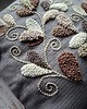 poduszki plecione Poduszka kwiaty punch needle boho natural 2