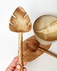 kuchnia - różne Sztućce do sałatki drewniane boho 4