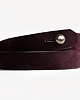 bransoletki skórzane Zamszowa bransoletka Burgund BASIC (S) 1