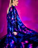 sukienki maxi damskie Jedwabiste KIMONO/SUKIENKA kopertowa w autorski print ZORZA 100% WISKOZA PREMIUM 8