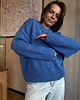 swetry damskie  Wełniany sweter Aspen trully blue premium 2