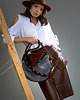 torby na ramię Skórzana torebka LadyBuQ Art  Unikalna  ręcznie robiona skórzana 2