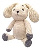 misie i maskotki Maskotka Szydełkowa Królik 40 cm  1