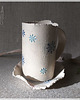 kubki Rustykalny zimowy ceramiczny zestaw do picia kawy, herbaty 1
