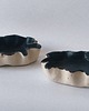 miski i misy Komplet czarnych ceramicznych misek 2
