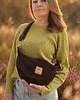 saszetka nerka Torebka crossbody z Czekoladowego Nubuku 2
