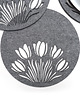 podkładki do kuchni podkładki Tulipany pod talerz, 4szt, śr. 30cm 1