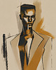 tapety i naklejki ścienne Tapeta z Grace Jones. 1