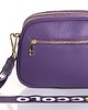 torby na ramię Torebka skórzana z ozdobnym paskiem -fioletowa  (7125) 5