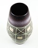 wazony Wazon ceramiczny West Germany z geometryczną dekoracją, lata 70. 5