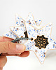 ozdoby choinkowe Ceramiczne ozdoby choinkowe - nakrapiane gwiazdki 4