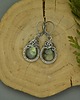 kolczyki wire wrapping Eleganckie kolczyki labradoryt wire wrapping 4