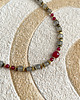 chokery Efektowny naszyjnik choker z labradorytów 2