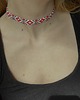chokery Folkowy choker z koralików z etnicznym ornamentem, naszyjnik handmade 5