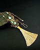 wisiory Naszyjnik perfumetka z amazonitem wire wrapping 7
