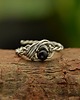 pierścionki - różne Pierścionek regulowany czarny onyks wire wrapping 2