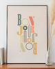 plakaty Bonjour - plakat B2 50x70 1