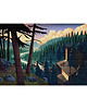 puzzle dla dzieci Puzzle 2000 "Forest Retreat" by Michał Adamiec w papierowym woreczku 1