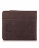 portfele męskie Skórzany Portfel Męski Slim Wallet Vintage Ciemnobrązowy BW05 3