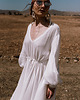 sukienki maxi damskie Maxi Sukienka Boho Soul - BIAŁA 9