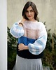 swetry damskie  Sweter Blue Stripes 1