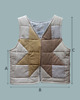 kamizelki damskie Kamizelka pikowana patchwork z kieszeniami - roz. S 6