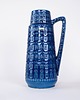 wazony Wazon ceramiczny niebieski, niemiecki design, lata 60, produkcja: Scheurich 1