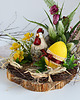 ozdoby wielkanocne Wielkanocny stroik kogut jajko 2
