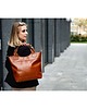 torebki do ręki DUŻE SKÓRZANE TOREBKI DAMSKIE PAOLO PERUZZI SHOPPER BAG Z-996-PP-BR 2