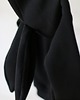 bluzy dla dziewczynki Bluza Czarny KRÓLIK z Uszami 1