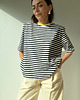 t-shirt damskie Tshirt Art paski poduchy yellow 4