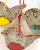 ozdoby choinkowe Choinkowe ozdoby ceramiczne -  ptaszki brzuszki 6
