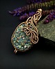 broszki Broszka wire wrapping z kwarcem tytanowym 3