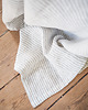koce i narzuty Narzuta na kanapę  heavy linen GRAY STRIPES 5