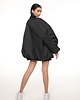 kurtki damskie Kurtka typu bomber oversize czarna 7