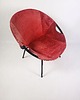 fotele Fotel Balloon , proj. L.Erzeugnis dla Lusch & Co ,Niemcy lata 60. 2