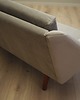 sofy i szezlongi Sofa welurowa szara, duński design, lata 80, produkcja: Dania 6