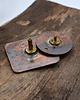 broszki Miedziana przypinka ozdobna z grawerem 3