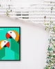 obrazy i plakaty do pokoju dziecięcego Plakat Parrots 2