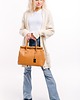 torebki do ręki Torba skórzana Shopper rudy  (6881) 6