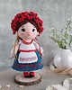 lalki Lalka dekoracyjna, Prezent dla dziewczynki, Lalka na szydełku 2