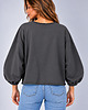 bluza bez kaptura damska Bluza Flavia Grafit 2