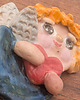 broszki Ceramiczny aniołek  3