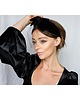 opaski do włosów Czarna opaska z woalką 4