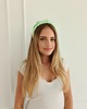 opaski do włosów Opaska marszczona jedwabna opaska do włosów opaska na włosy daisy 2