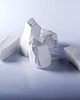 pojemniki kuchenne Rock & Salt zestaw na sól i pieprz / biała porcelana 2