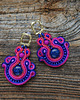 kolczyki soutache Kolczyki sutasz z lapis lazuli 4