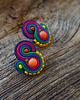 kolczyki soutache Małe i kolorowe kolczyki sutasz 3