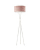 lampy podłogowe Czarna lampa podłogowa do salonu na 3 nogach PARYŻ VELUR KIDS 2
